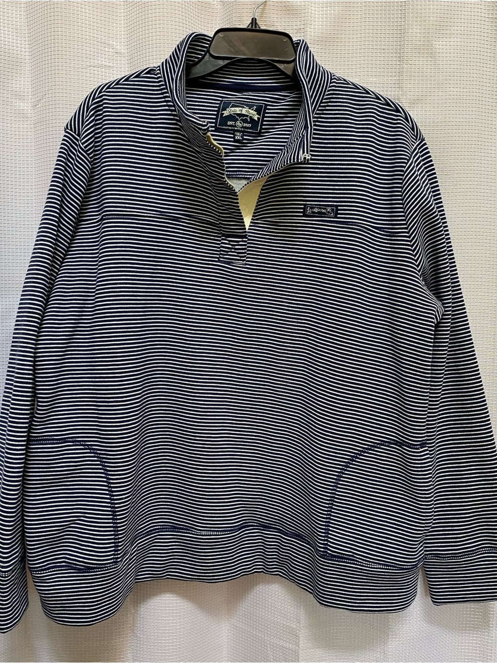 Ladies STATE OF MINE LOUISIANA Long Sleeve Sweatshirt Striped Size XXL.